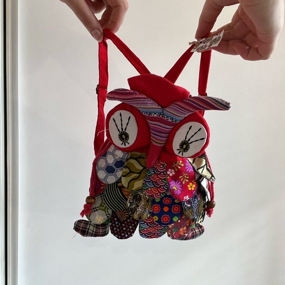 Patchwork Owl Bag - Picture 6 of 6